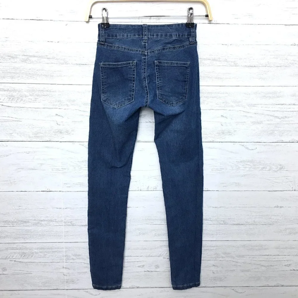 Cotton On Women's Jeans Mid Rise Jegging Stretchy size 0 length 28